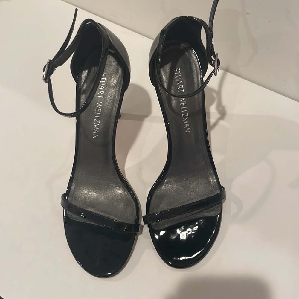 Stuart Weitzman Nudist Patent Leather Size 8.5
